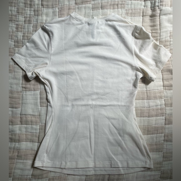 SKIMS COTTON JERSEY T-SHIRT IN MARBLE NWOT - Picture 4 of 4